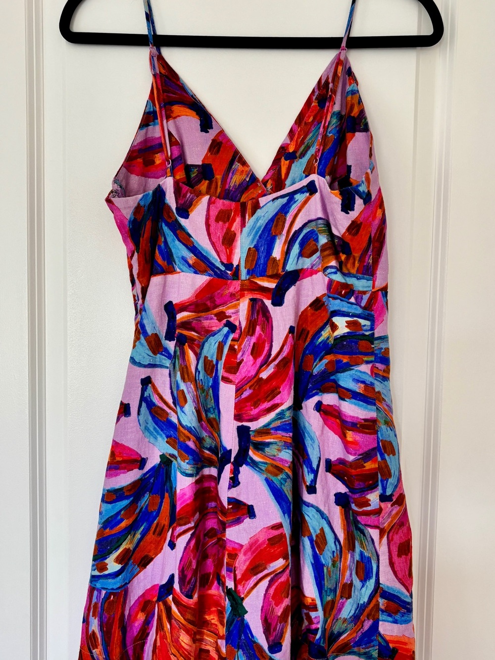 Farm Rio Bananas Mini dress size medium, adjustable straps - Picture 4 of 10